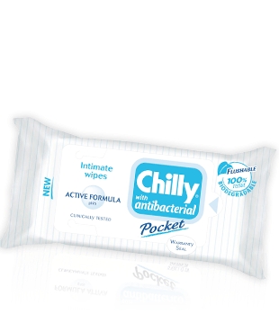 CHILLY ubrousky intimní Antibacterial 12ks