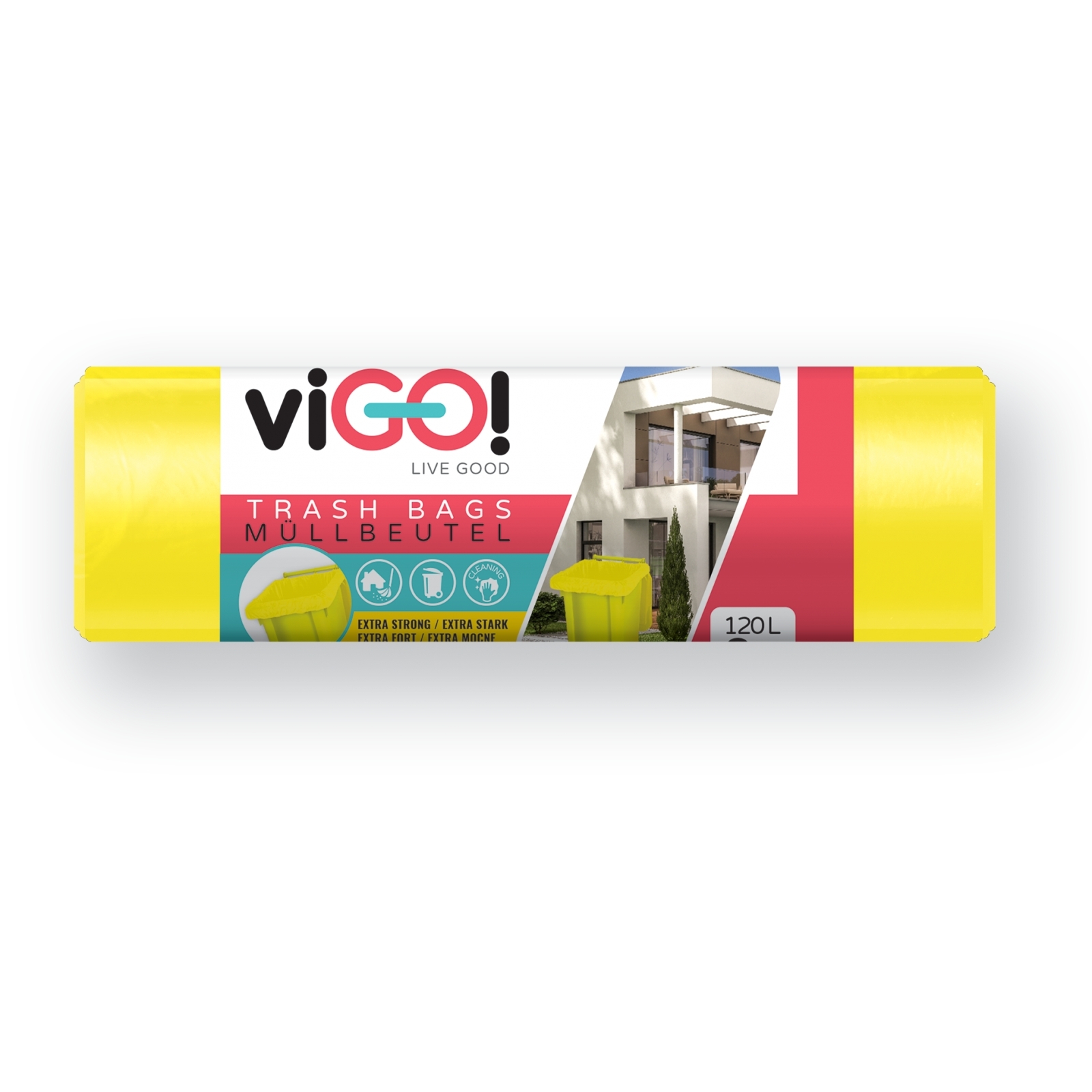 Vigo pytle 120l/8ks,Q136, žluté 70x105cm