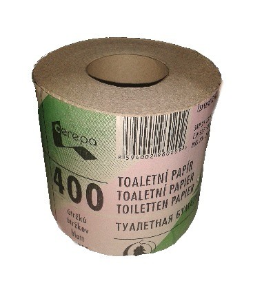 *TP 400 útržků růžovo-zelený obal 1role