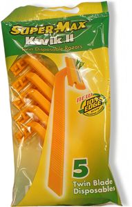 Super Max 2břitý stroj.jednor. 5ks AC117