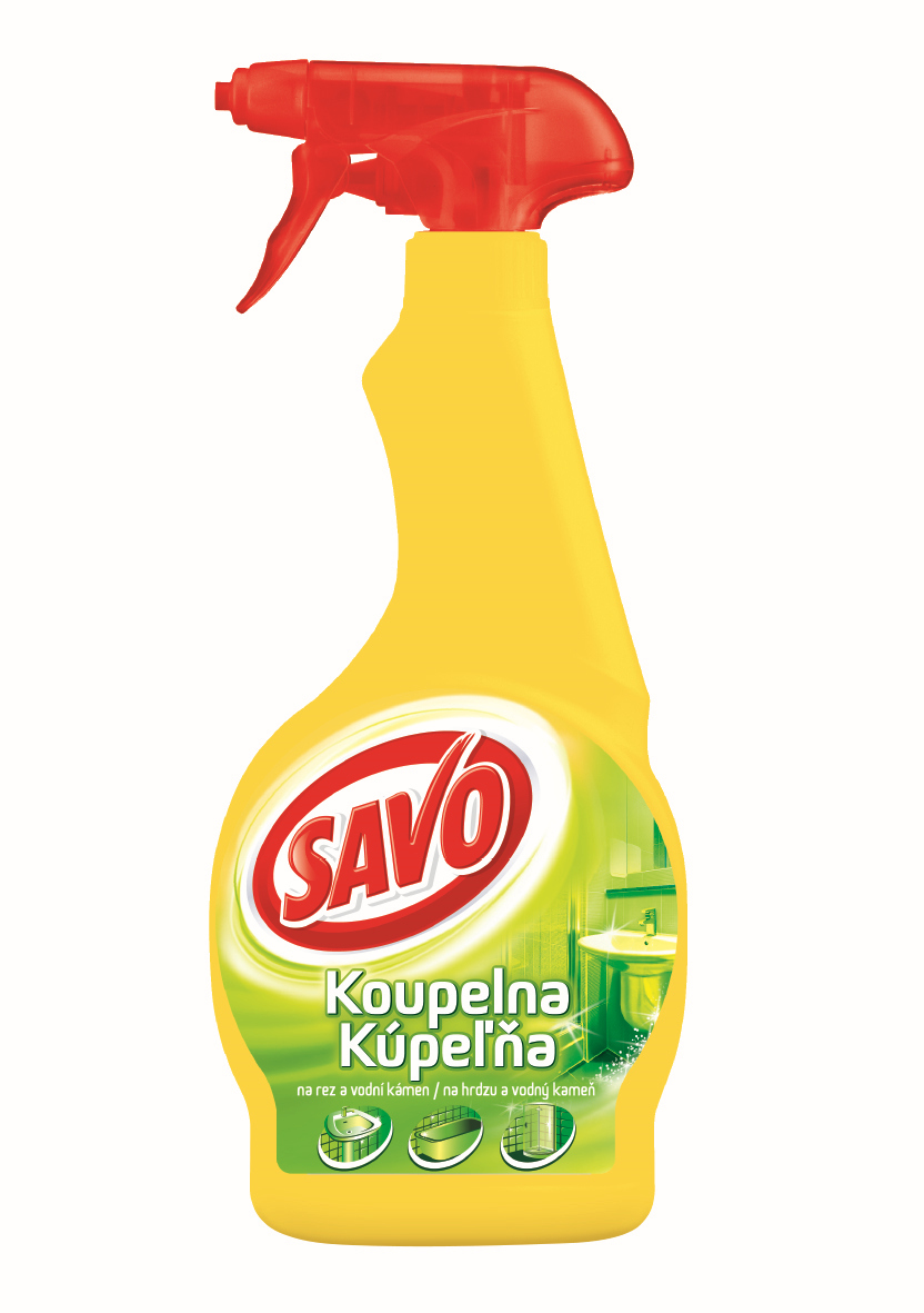 Savo čistič koupelen bez chloru 500 ml pump.