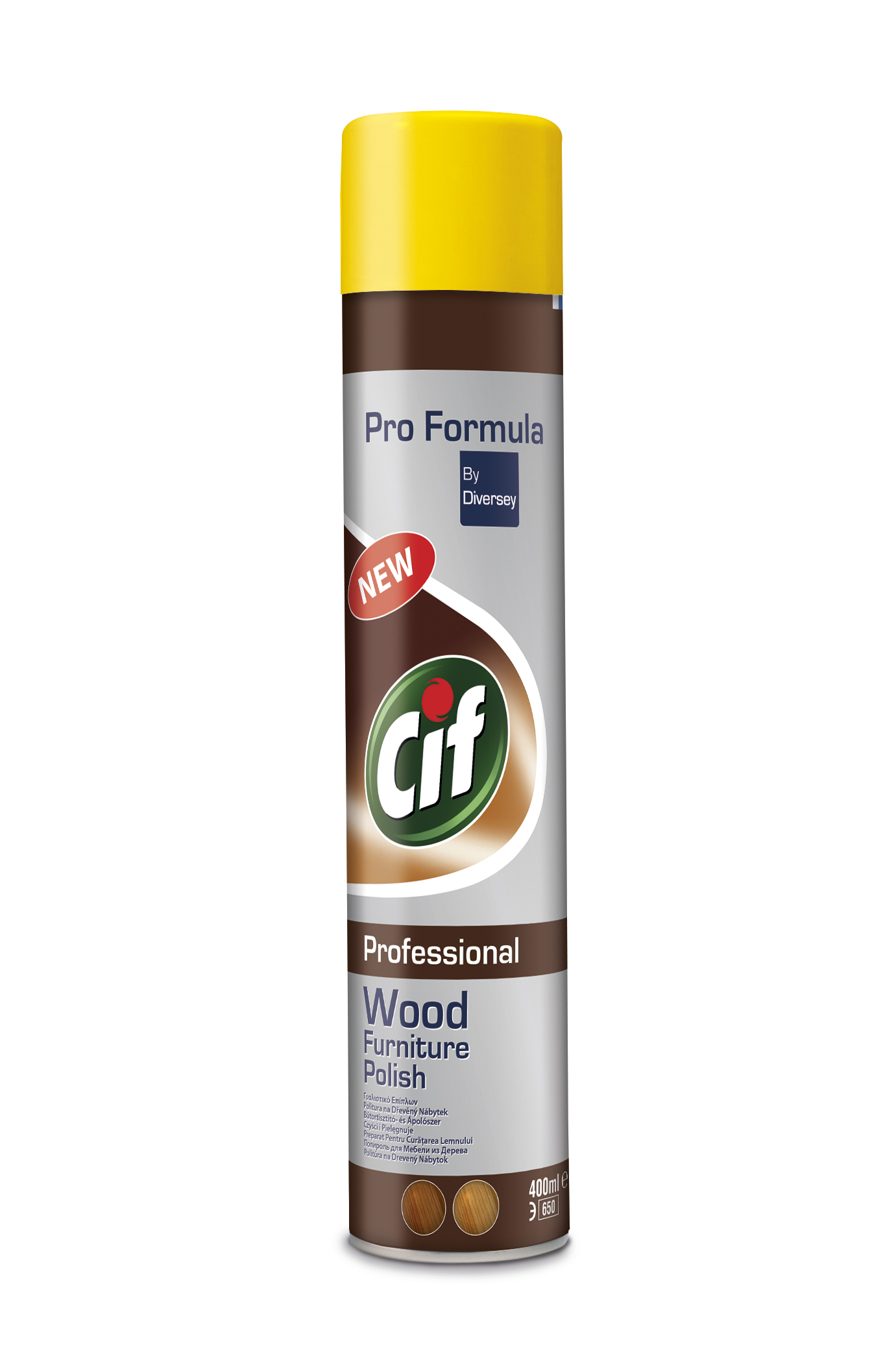 *Cif Aerosol 400ml Politura na dřevěný nábytek hnědé