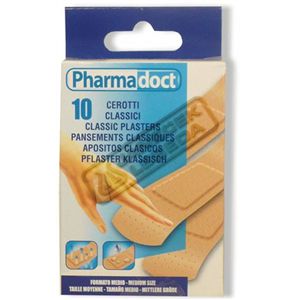 Pharmadoct náplast dělená hnědá 10ks