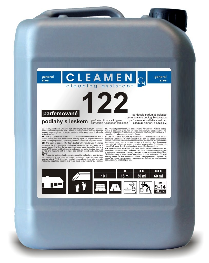 Cleamen 122 podlahy s leskem parfém 5l