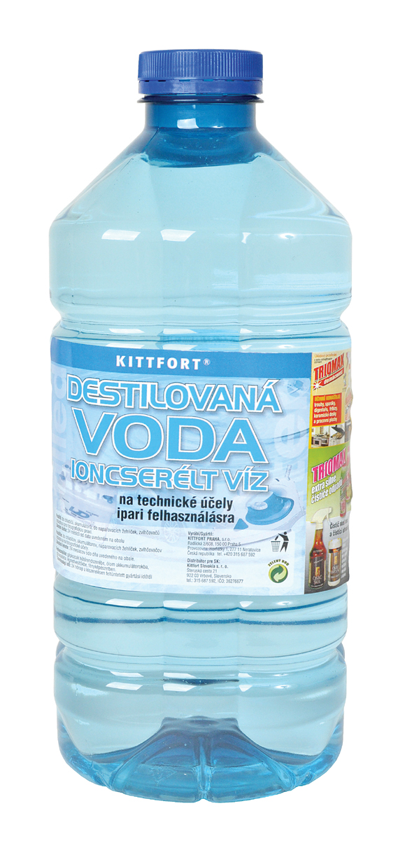 Destilovaná voda 3l Kittfort