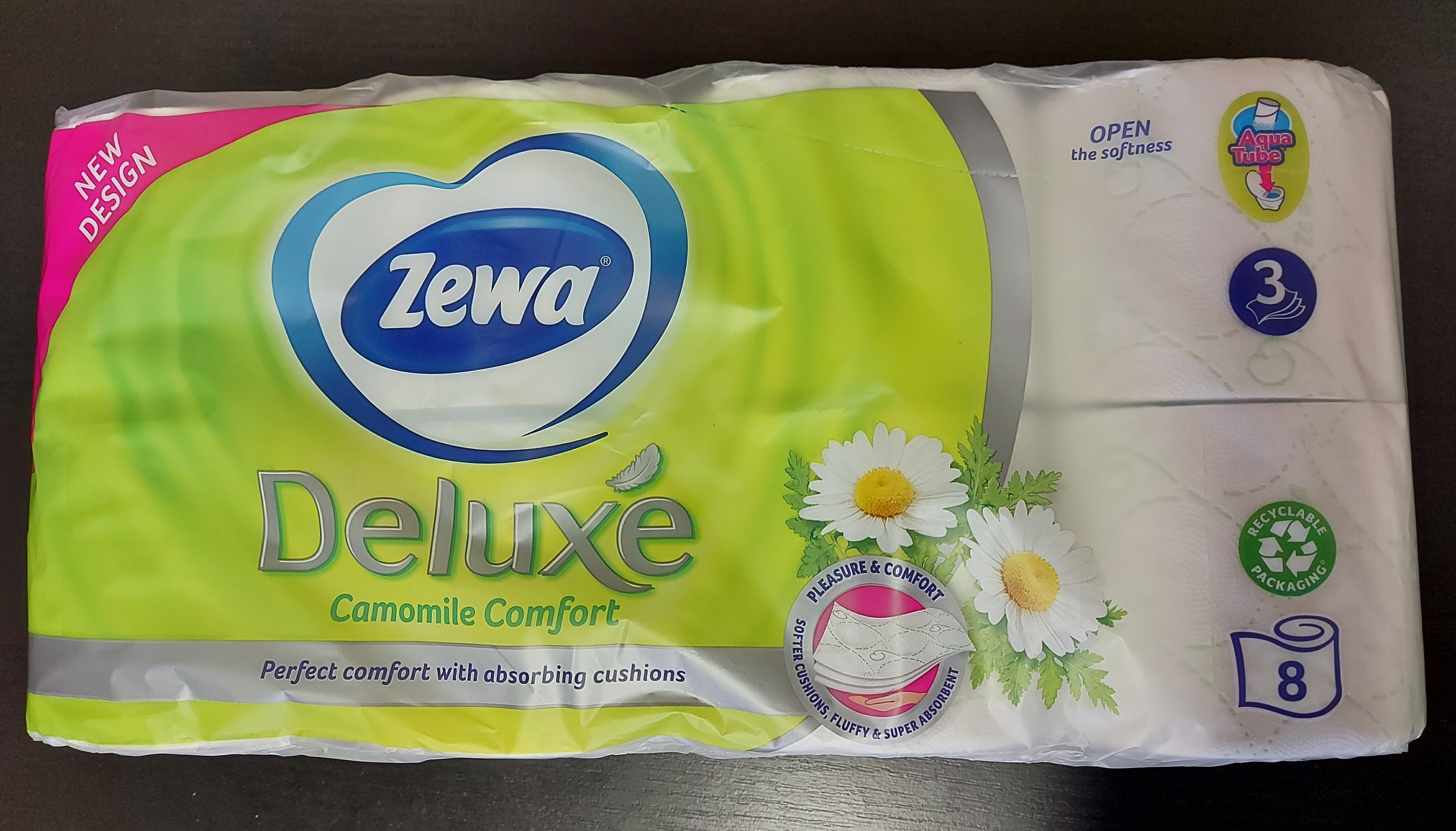 TP Zewa Deluxe Heřmánek 3vrst.(8) 1role