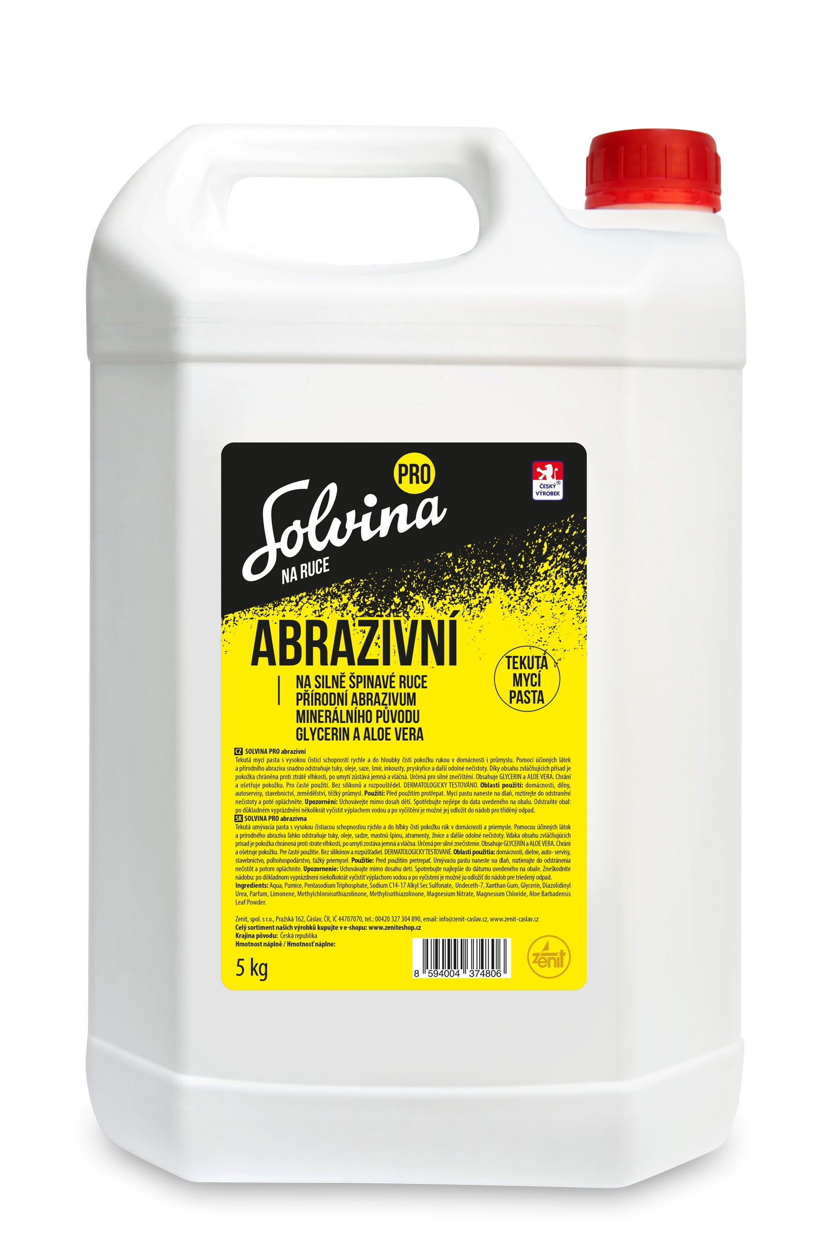 Solvina profi 5kg-abrazivní tekutá pasta