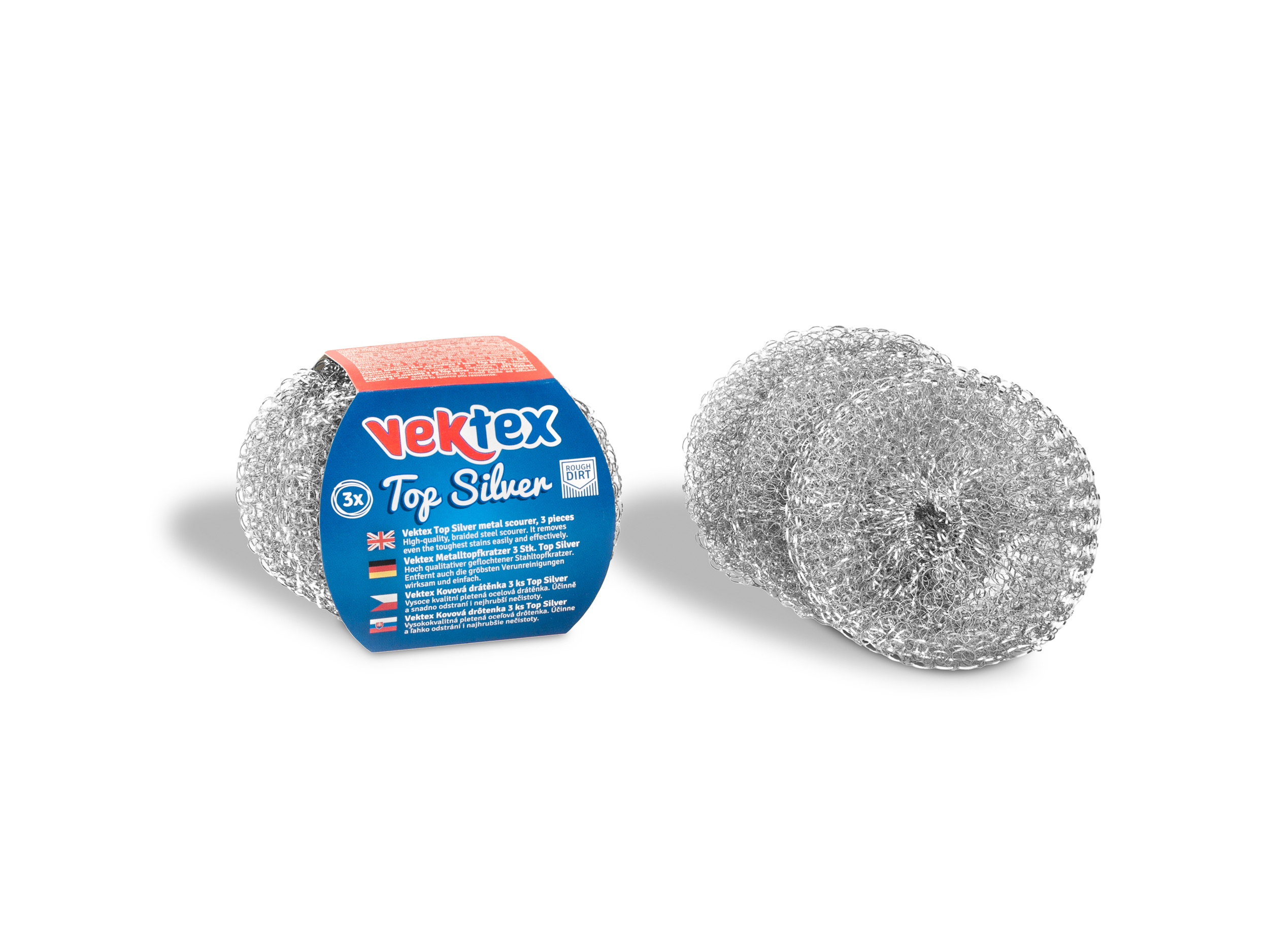 Drátěnka kovová 3ks Vektex Top Silver 12g  20023