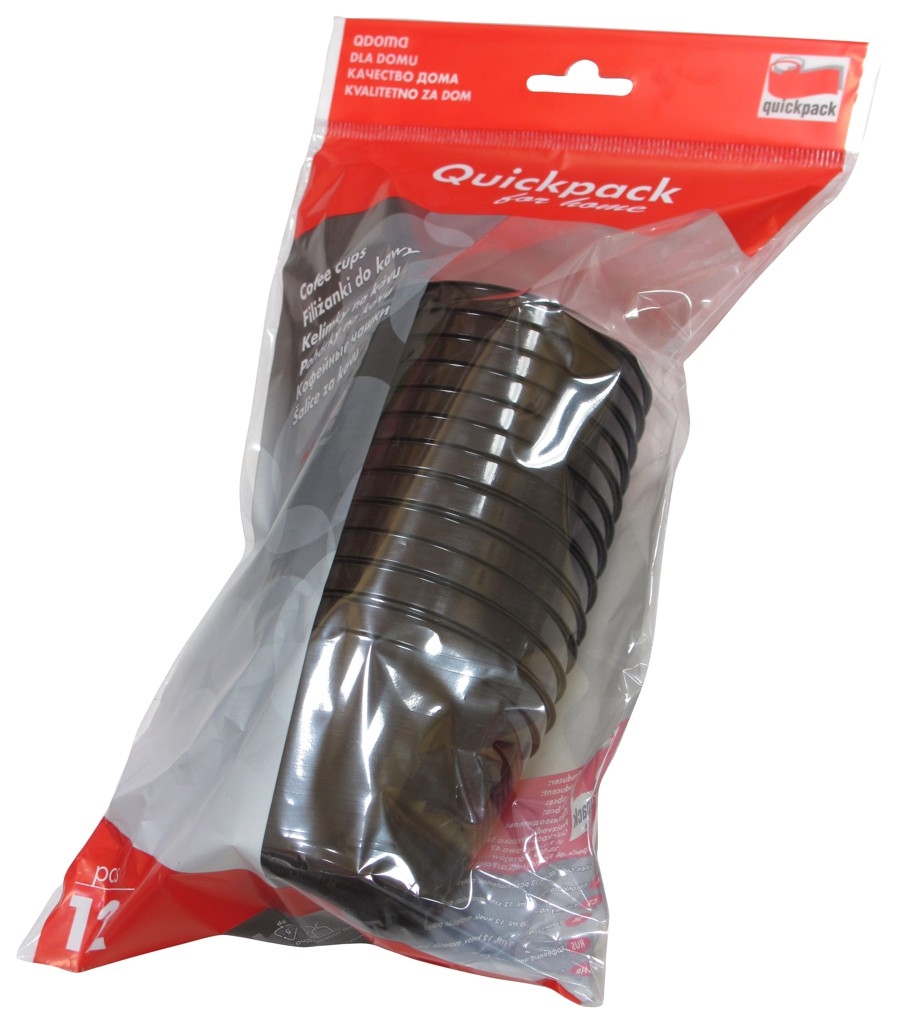 Plast.šál. Q056, 200ml hnědé12ks  JFI012