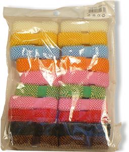 Gumičky do vlasů  froté satén 20ks