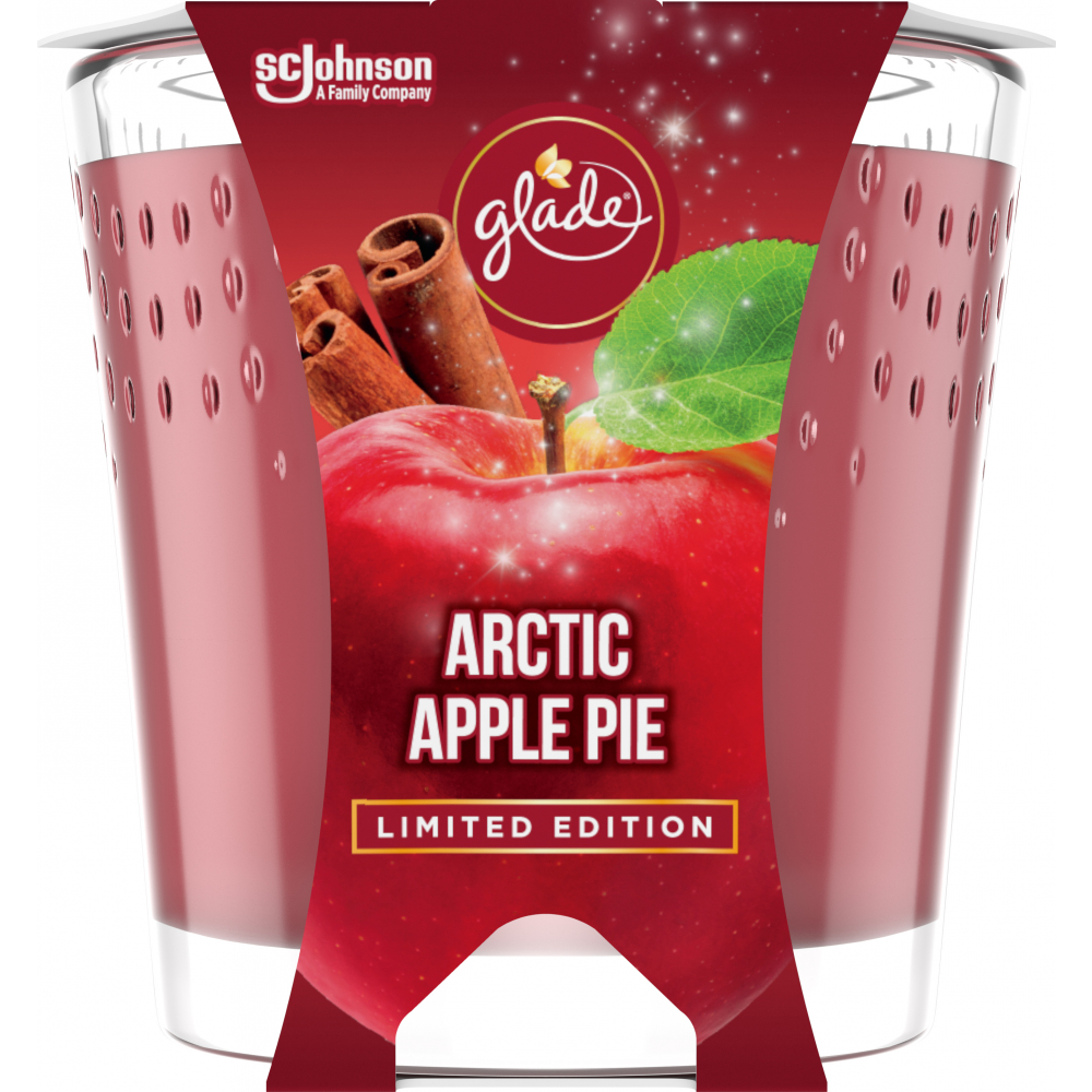 Glade svíčka Arktický jablečný koláč 129g
