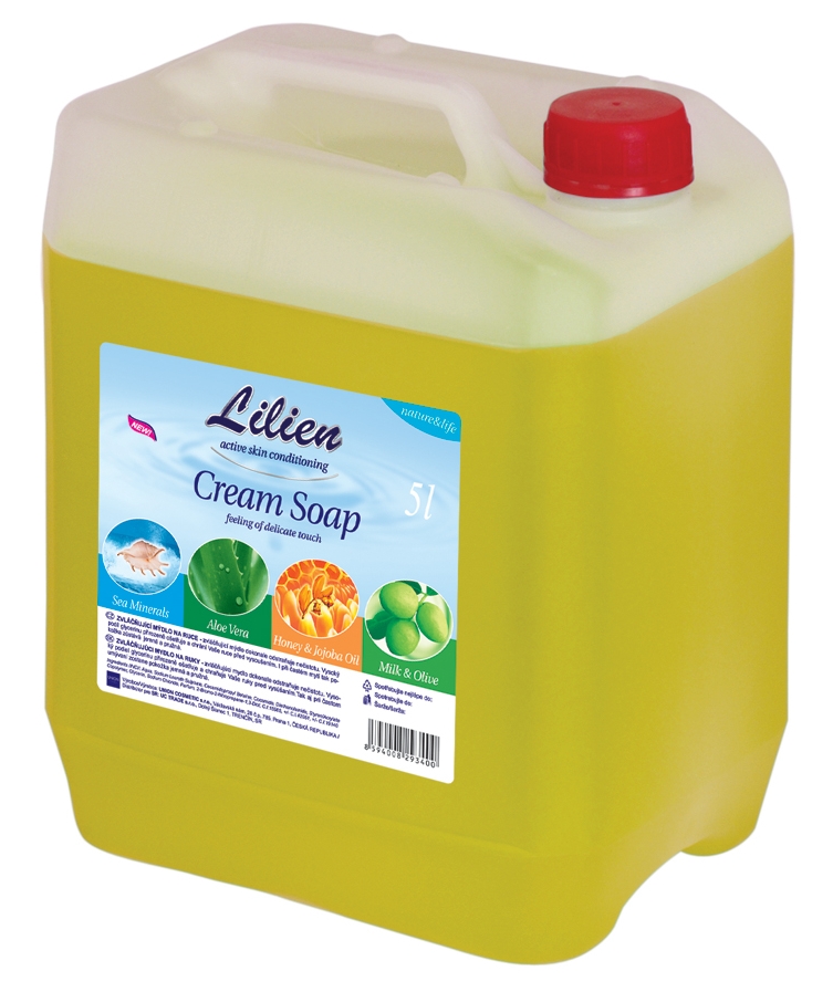 Lilien tek.mýdlo 5l Honey