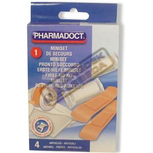 Pharmadoct náplast miniset na cesty 4ks