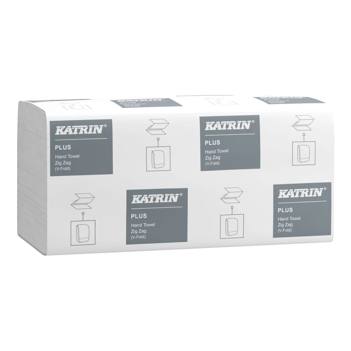 Ručníky Z-Z 300ks 1vr.83114 KatrinPlus bílé  64472