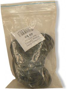 Gumičky průměr 30mm,40ks černé