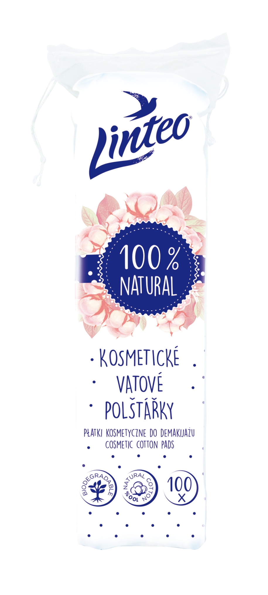 Kosmetické polštářky Linteo 100ks     1028