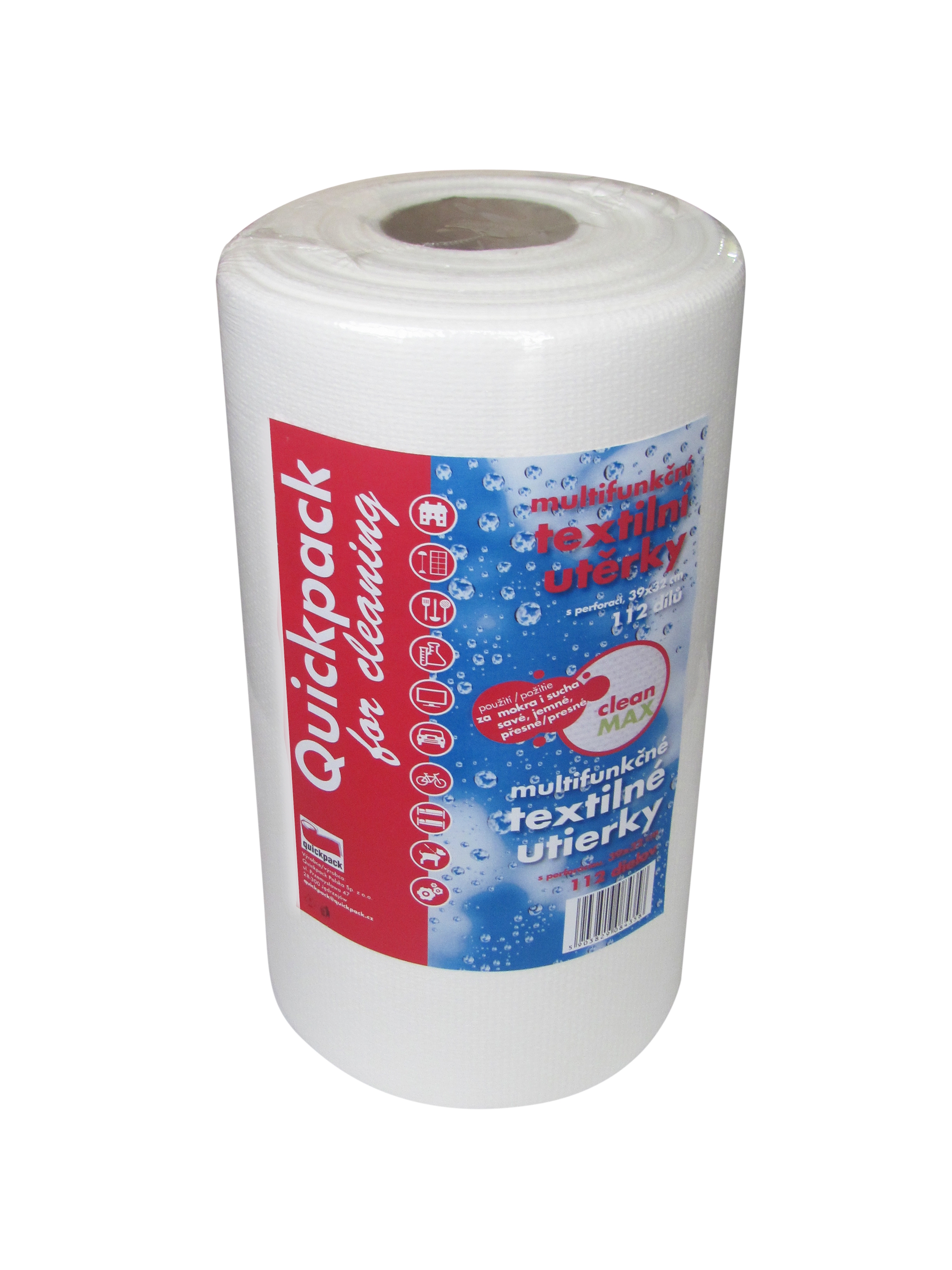 Utěrka Q143 Jumbo role Clean soft