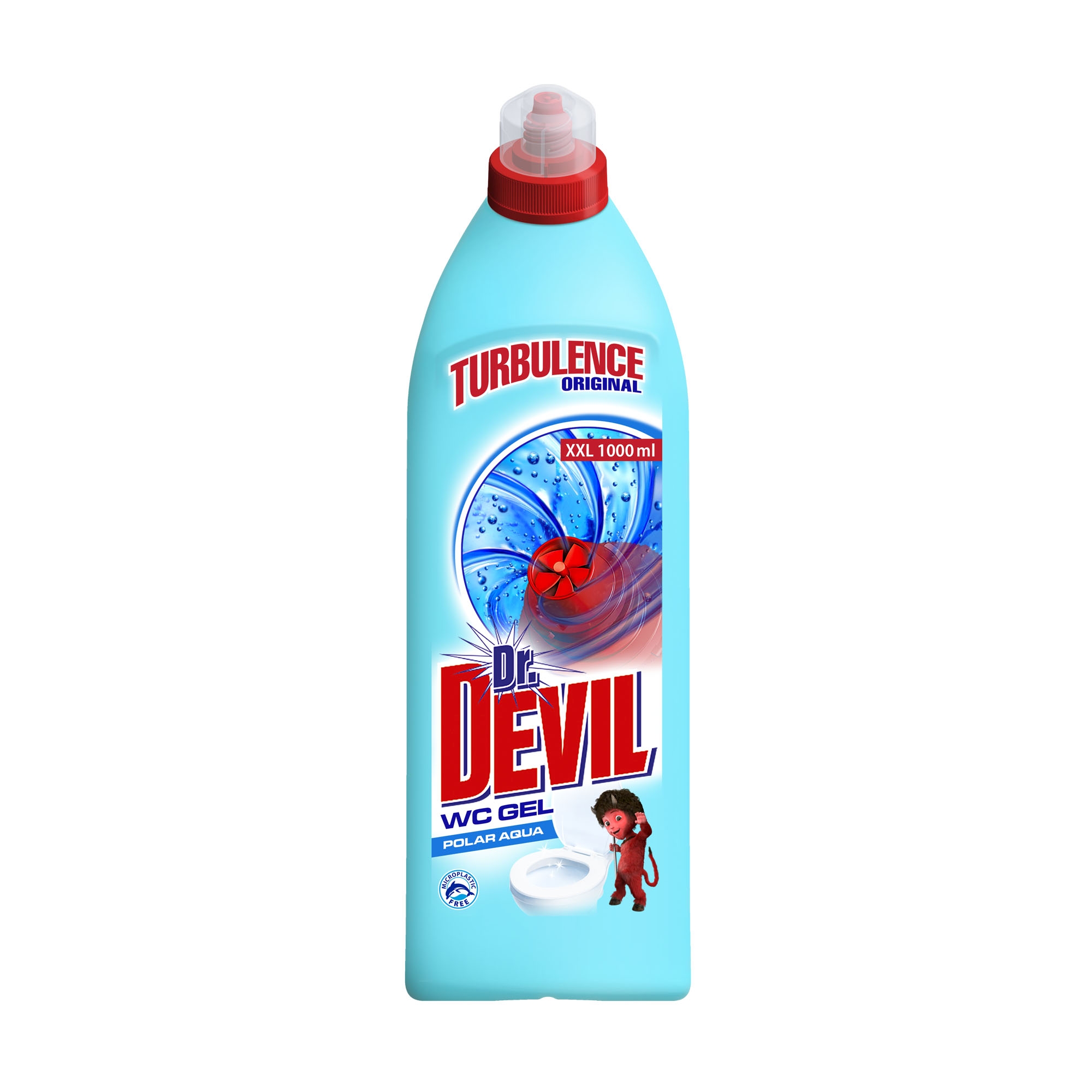 Dr.Devil WC gel Turbulence 1l Polar aqua