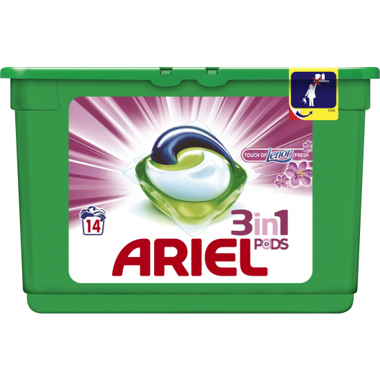 Ariel gelové kapsle 14ks Color Lenor