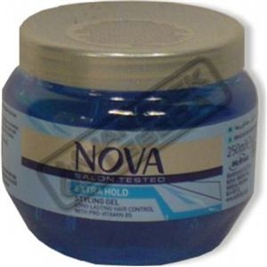 Nova gel na vlasy Extra Hold 250ml modrý