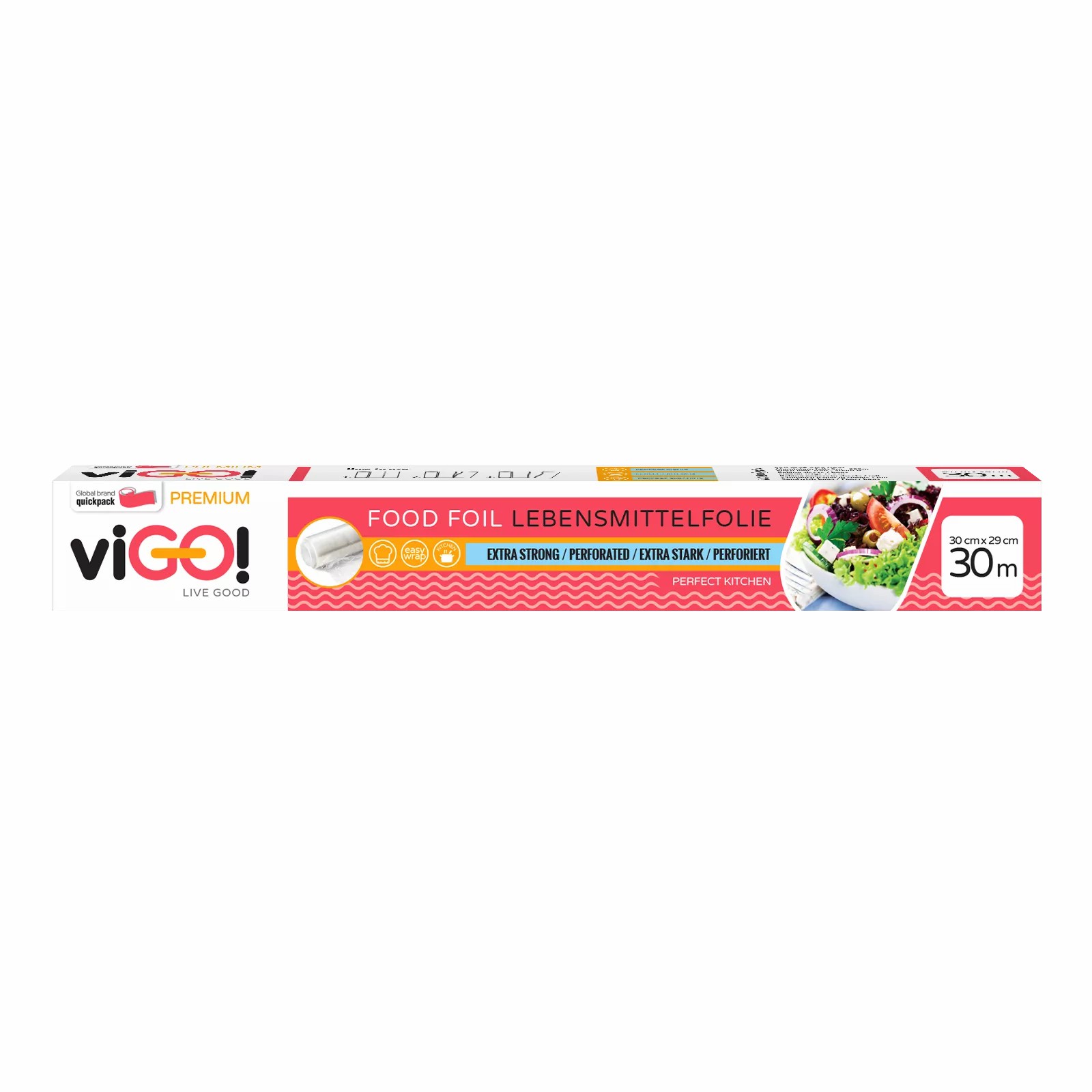 Vigo potravinová folie 30m 29cm, Q087, BOX