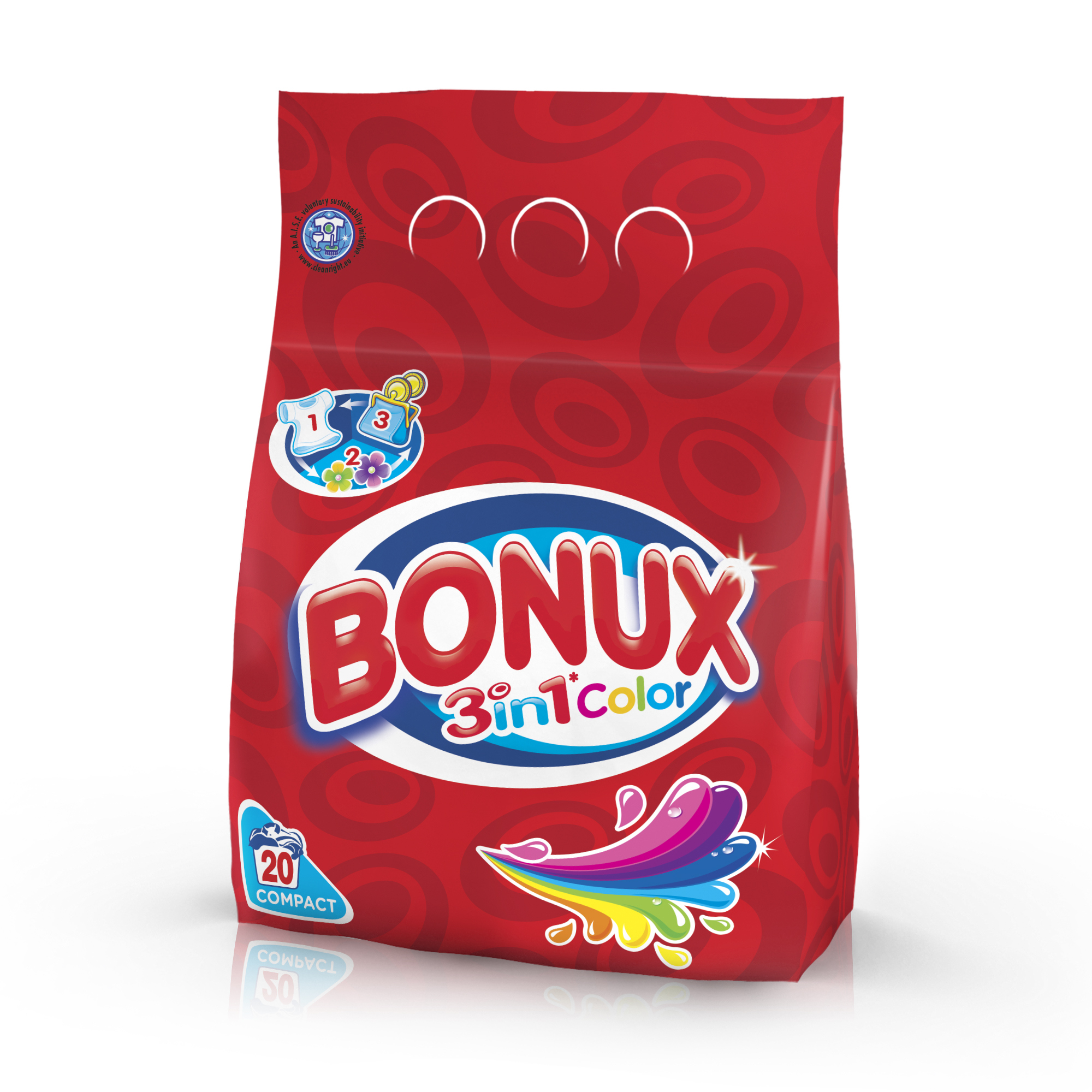 Bonux 1,5kg 20dávek  Color Levandule