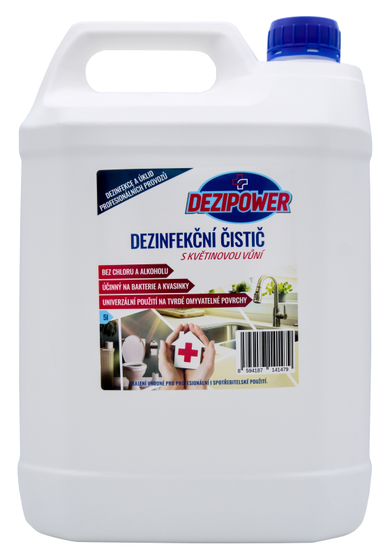 DEZIPOWER PLUS dez. čistič s květ. vůní 5l  0251DE