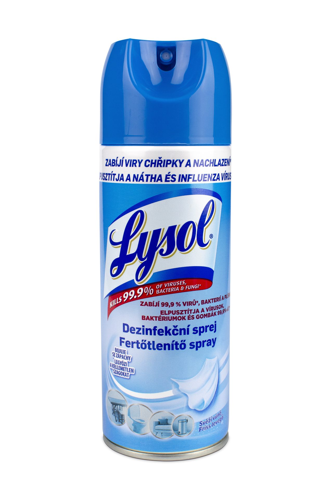 Lysol dezinfekční sprej 400ml Svěží vůně
