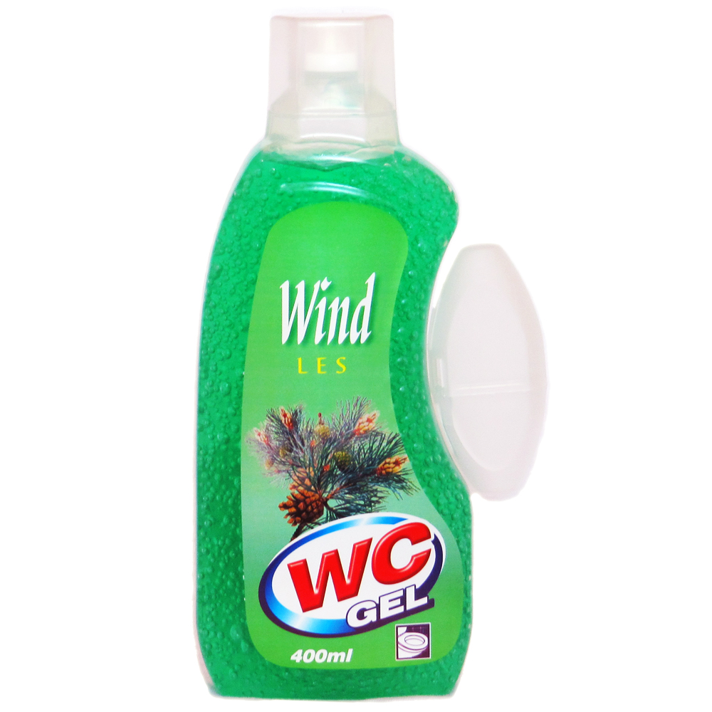 Wind WC gel do závěsu Les 400ml+košík