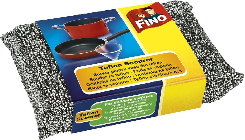 *Drátěnka na teflon Scourer 1ks Fino