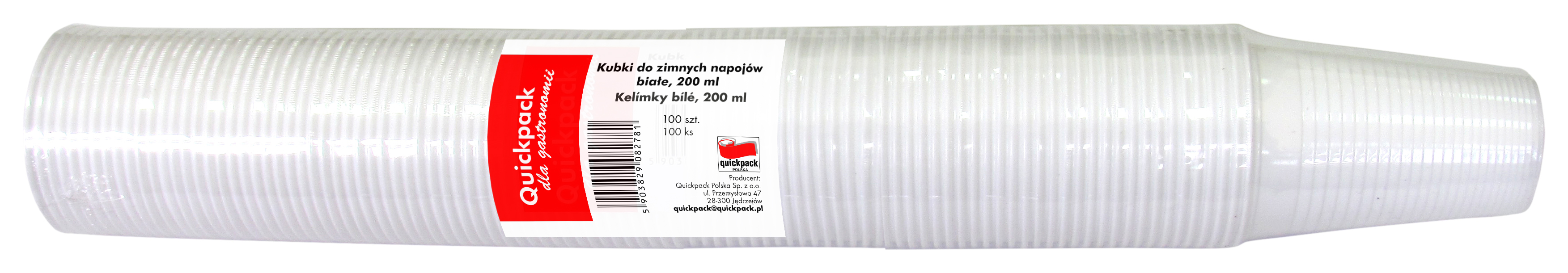 Vigo kelímky bílé 200ml 100ks