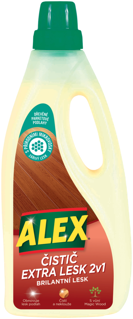 Alex Extra lesk 2v1 na dřevo 750ml