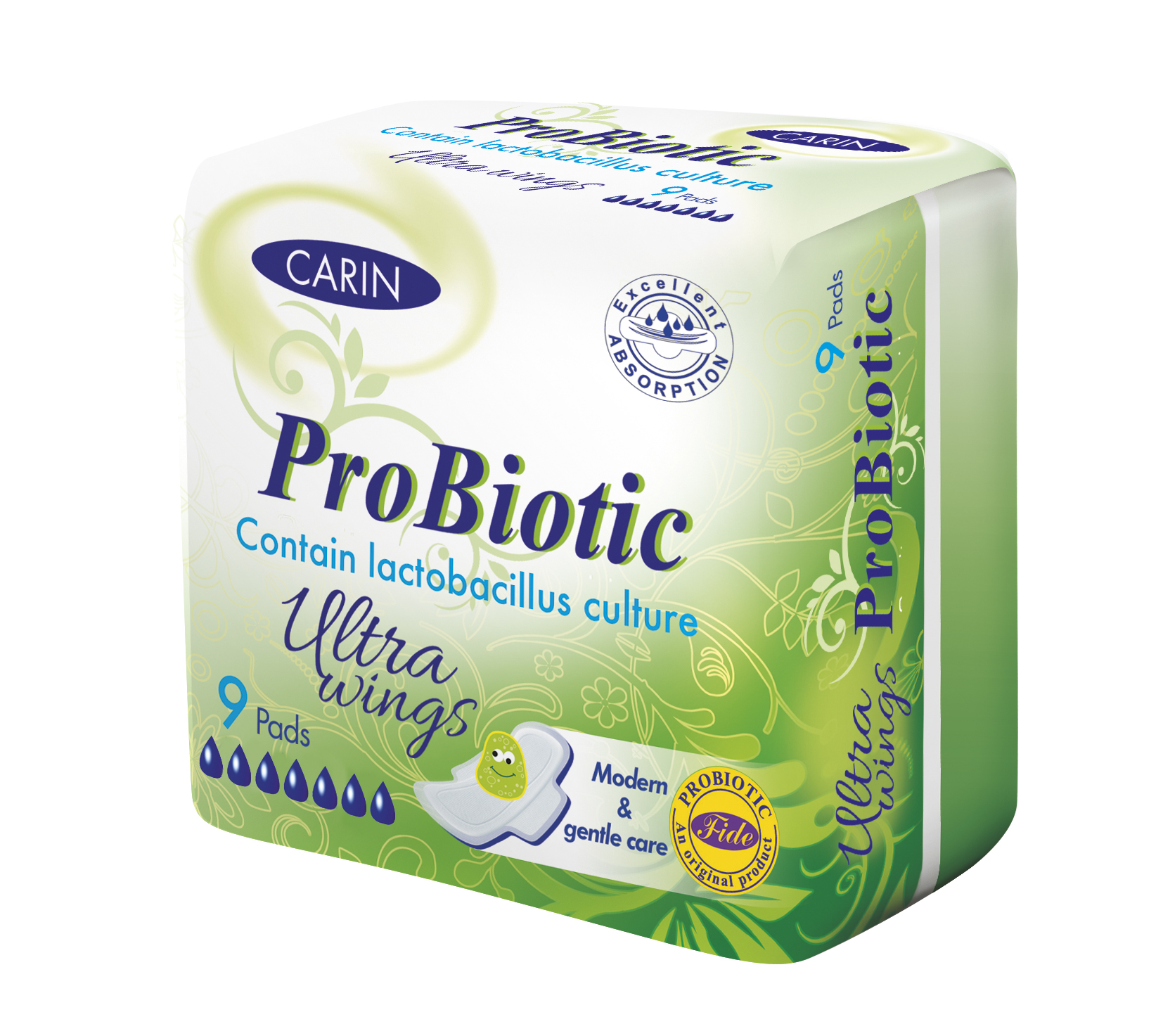 Vložky Carin ProBiotic 9ks