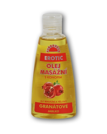 *Herbavera Erotic masážní olej 150ml Granátové jablko