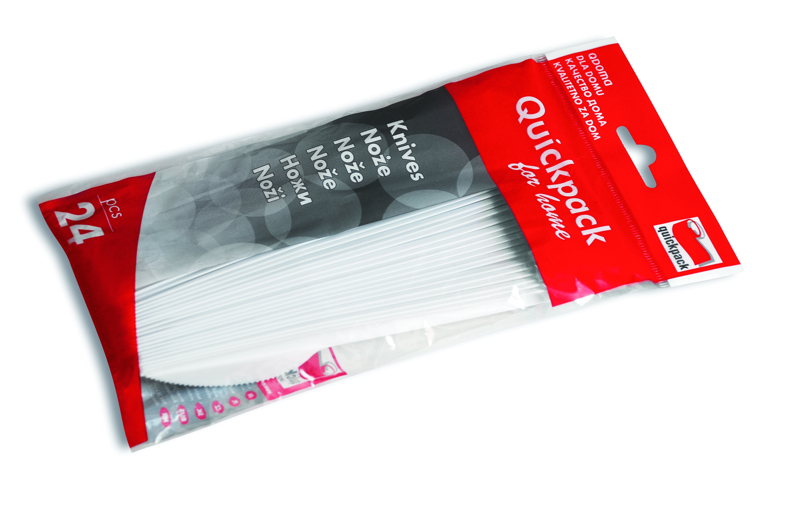 *Nože bílé 24ks Q060 JNO024