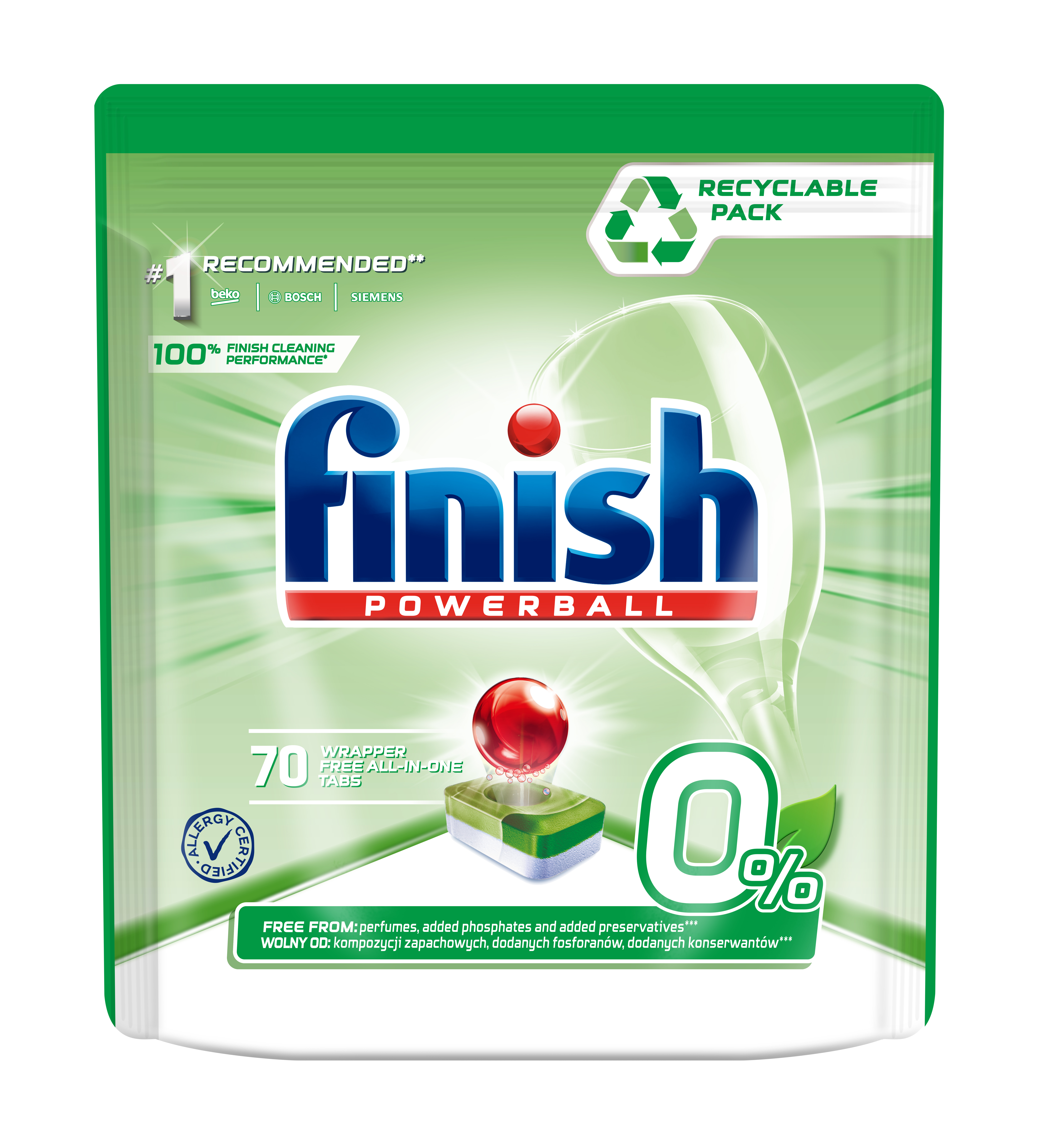 Finish Eco tablety 0% 70ks