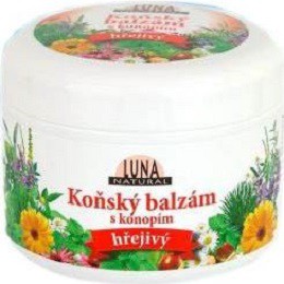 Luna koňský balzám hřejivý 300ml s konopím
