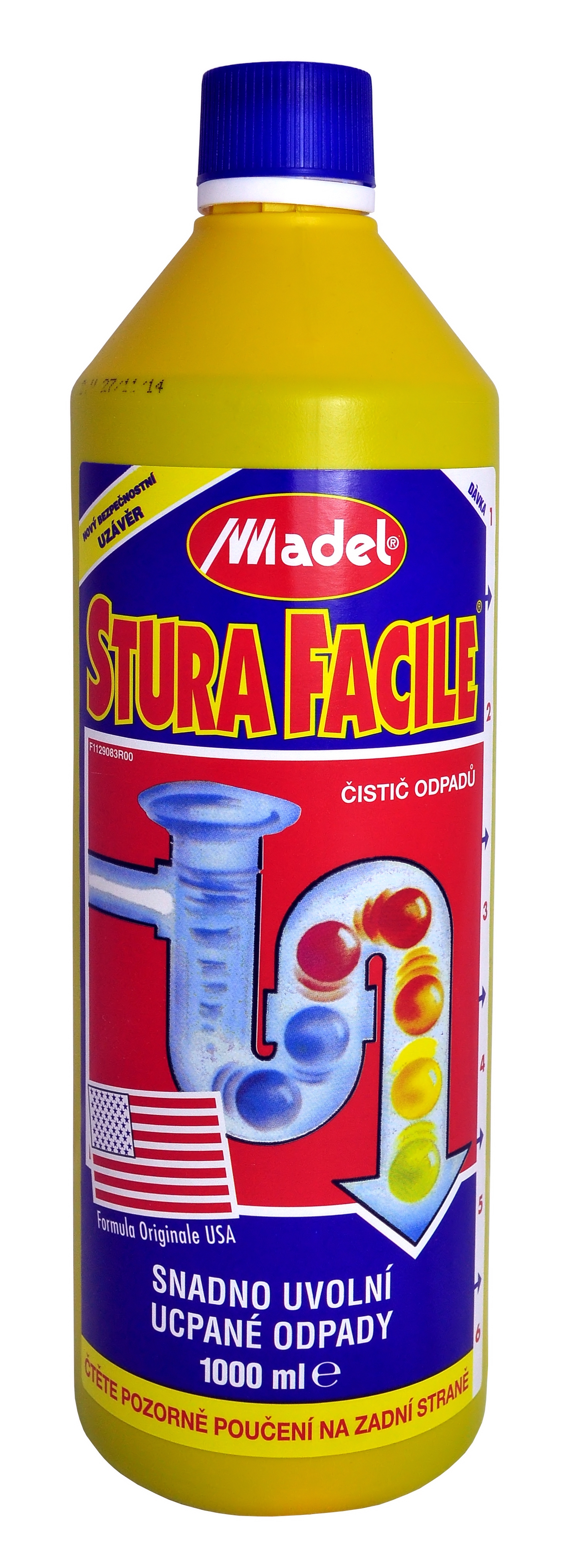 Stura Facile čistič odpadů 1l 090+prohlášení