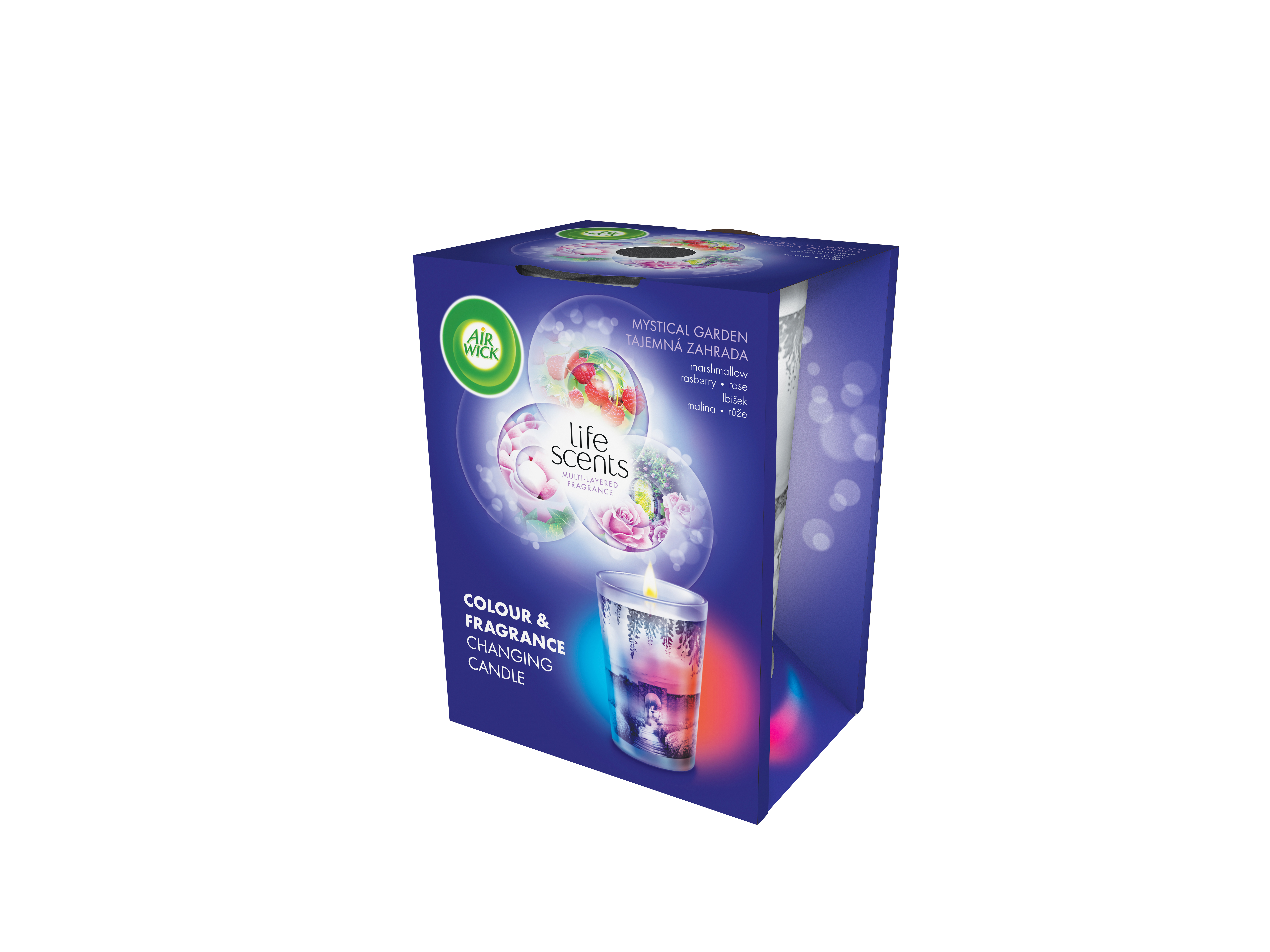 AirWick Multi svíčka Tajemná zahrada 140g