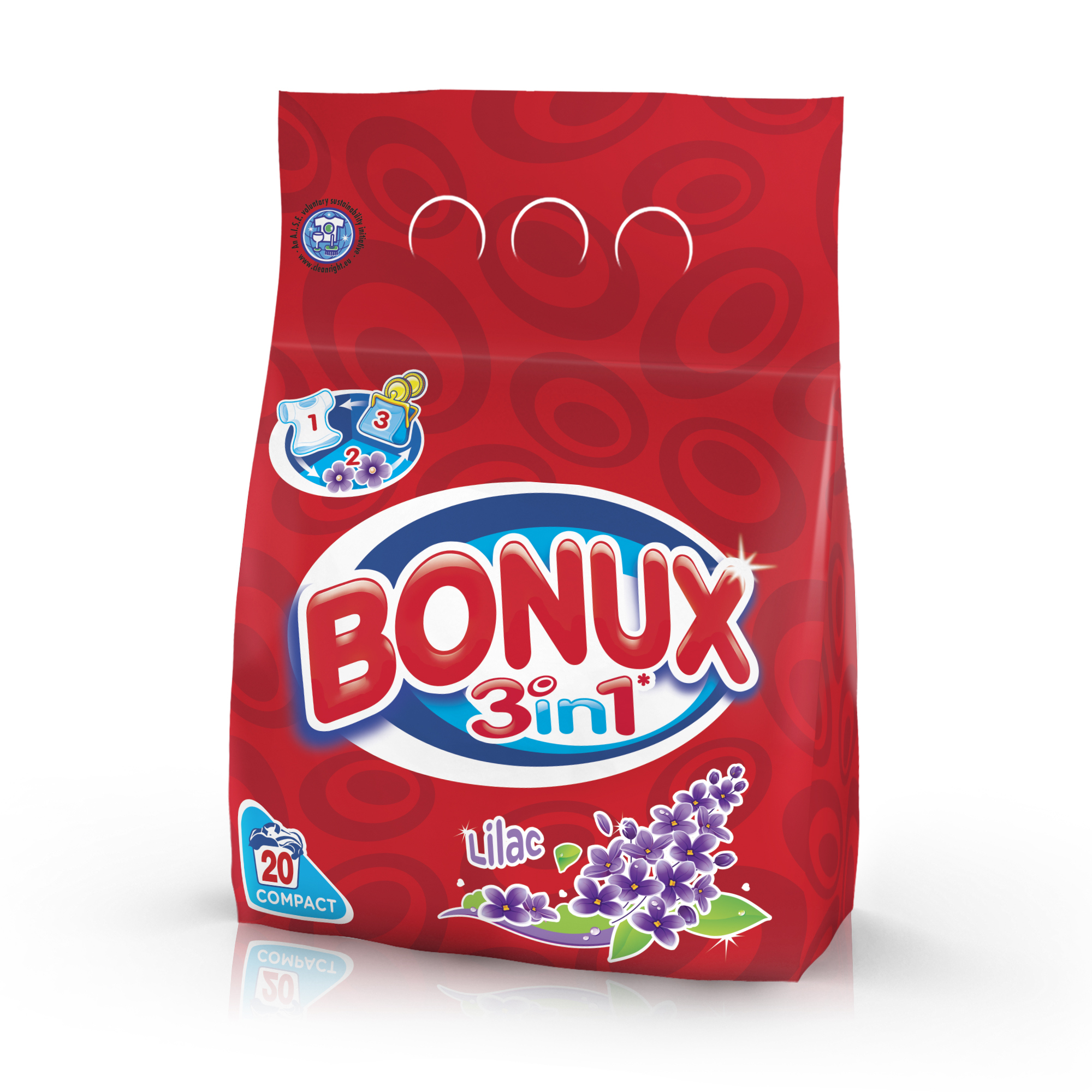Bonux 1,5kg 20dávek Lilac