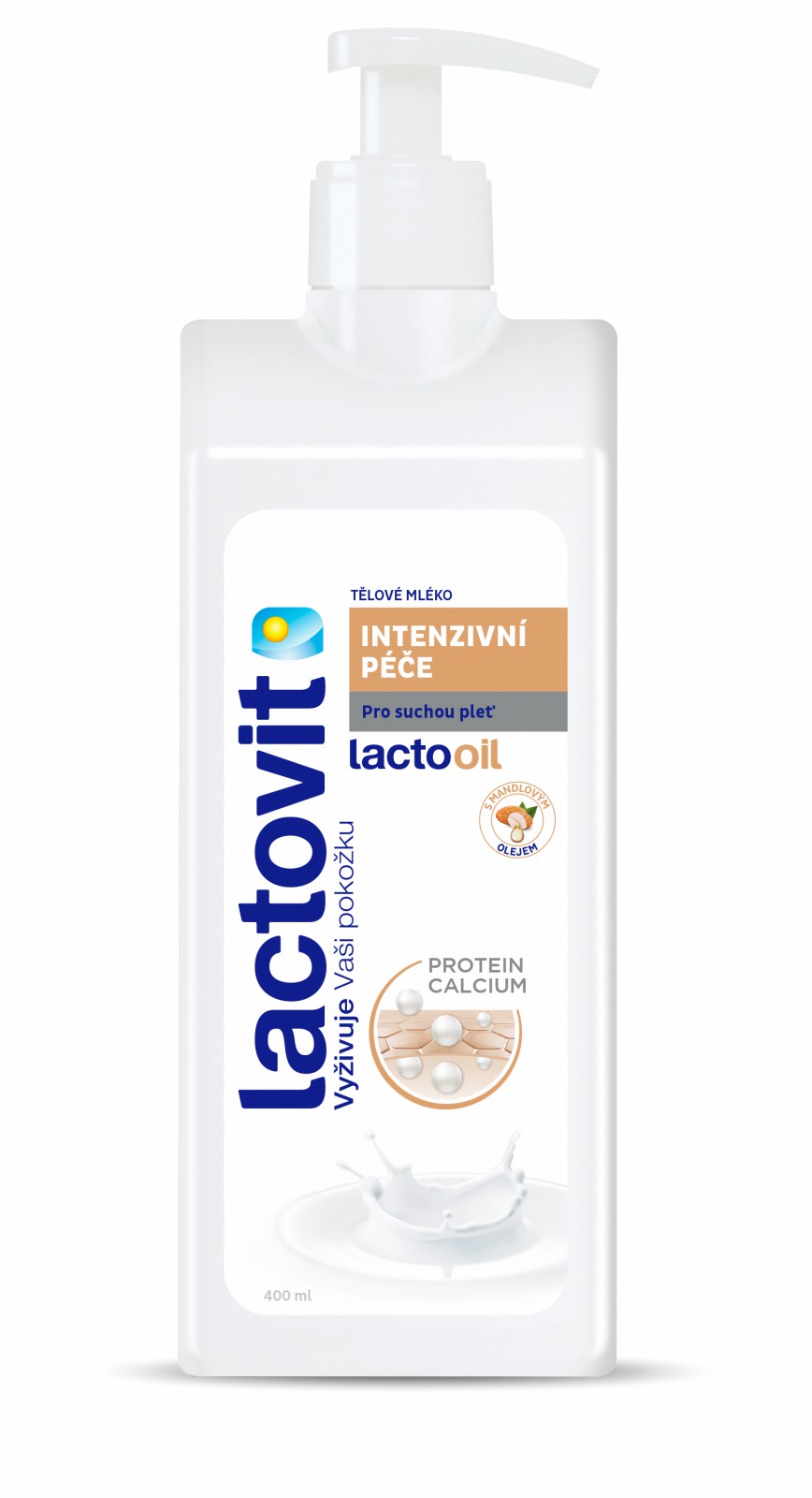 Lactovit Lactooil tělové mléko 400ml