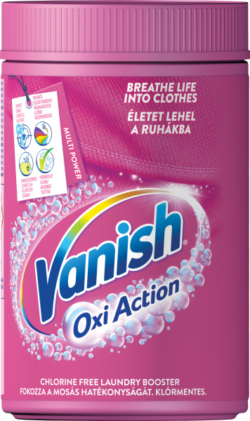 Vanish Oxi Action prášek 625g Pink