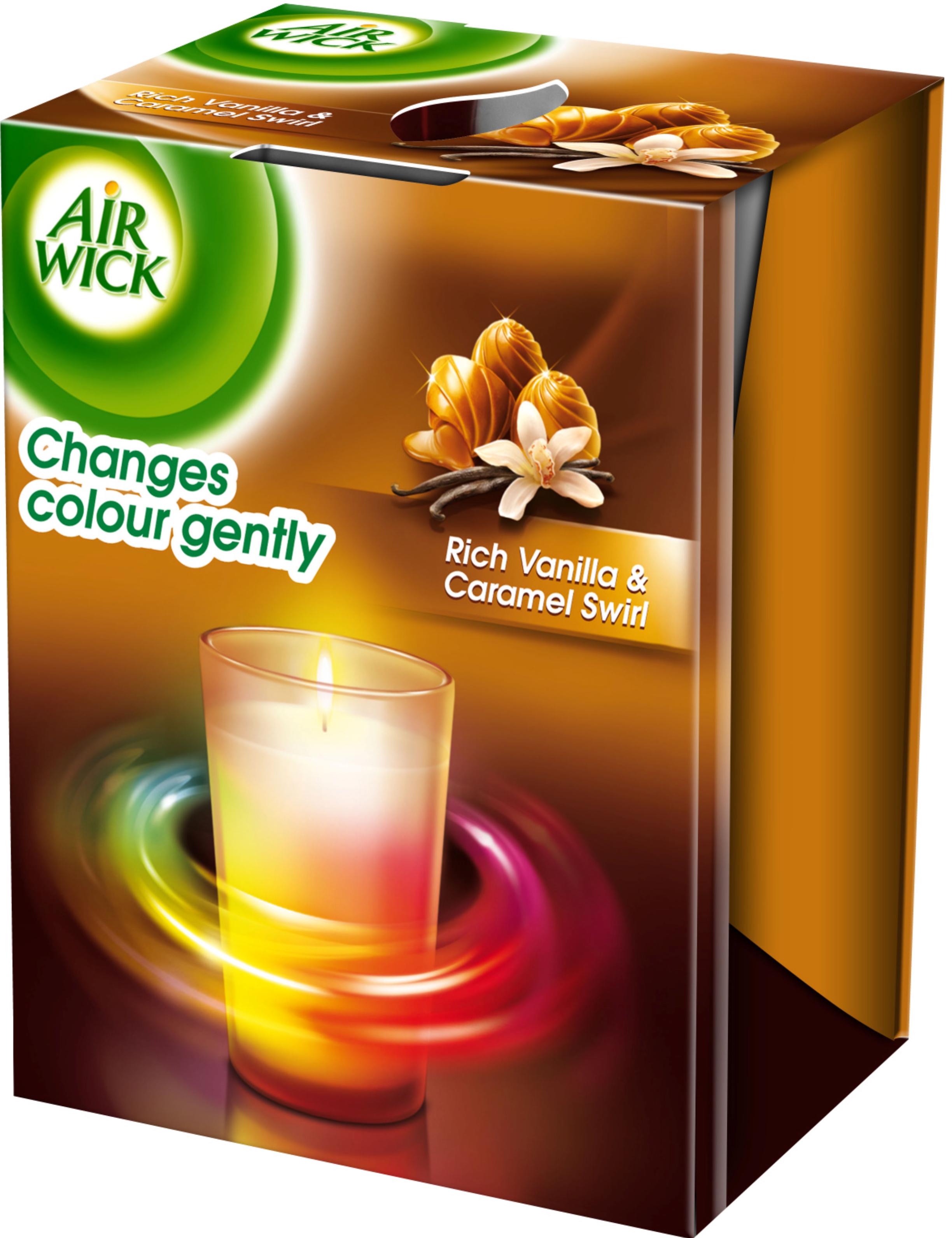 Airwick svíčka duh. Růžové květy 155g