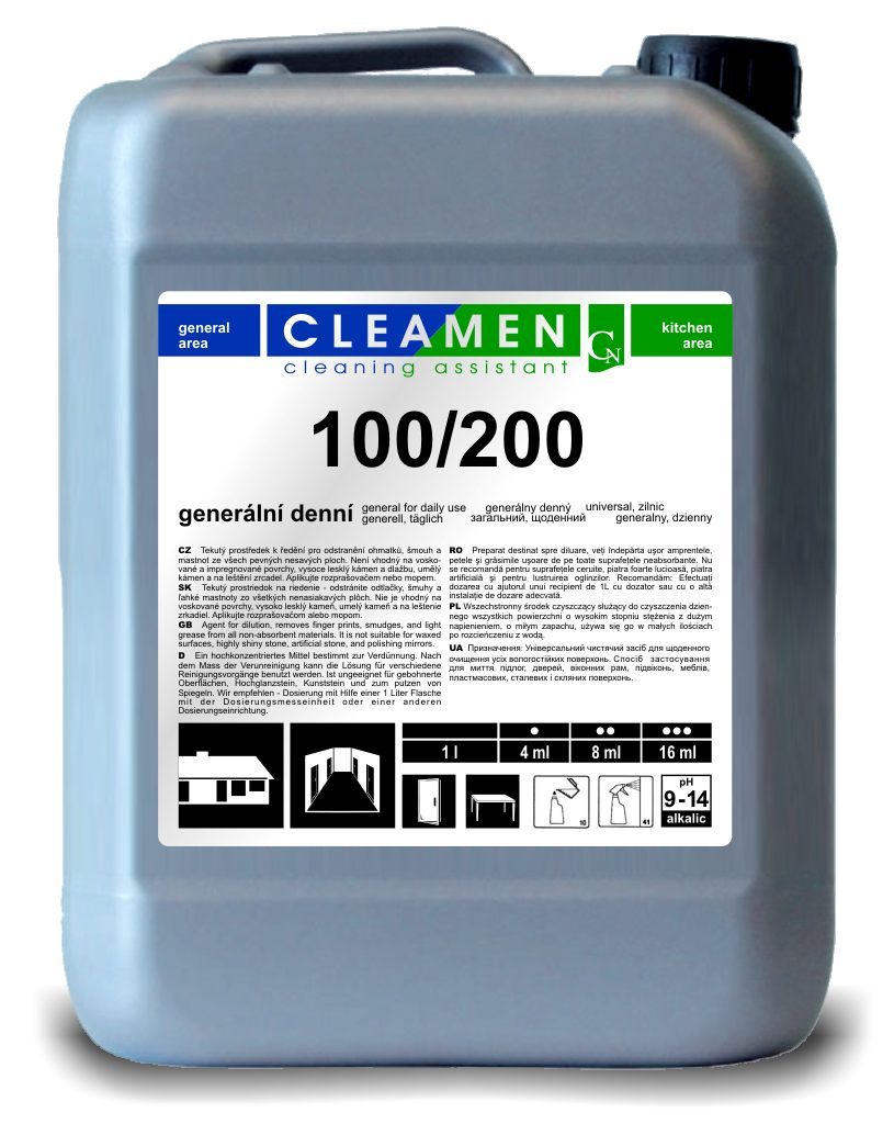 Cleamen 100/200 generální, denní 5l