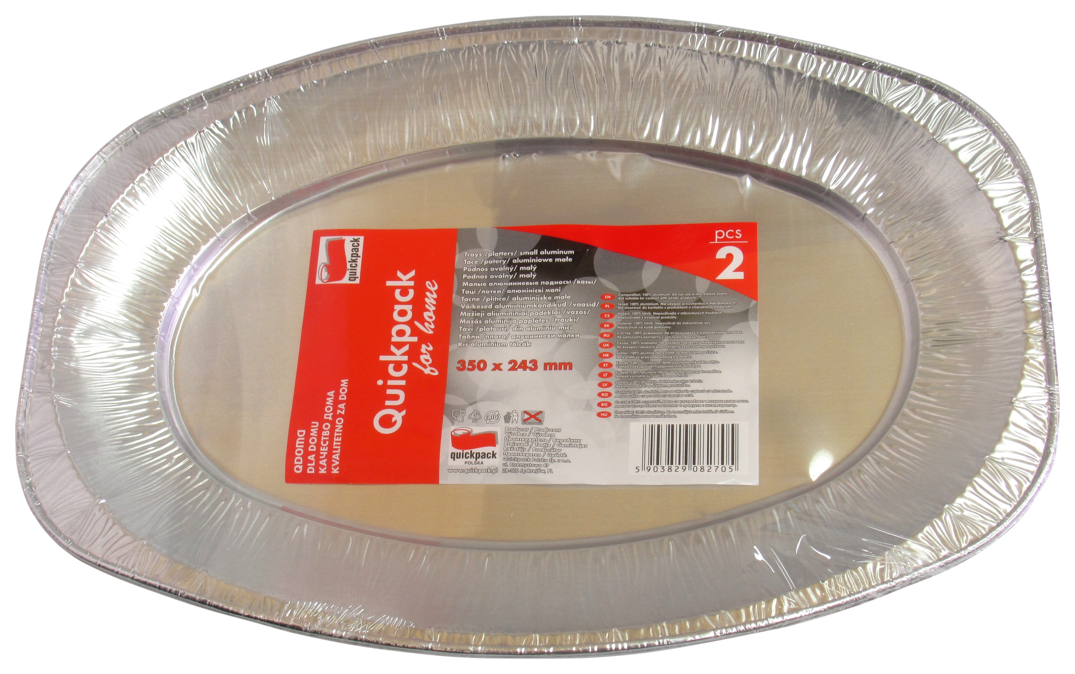 Podnos ovál.Q118 malý 35x24cm 2ks