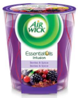 AirWick EOI Deco svíčka Lesní plody 105g