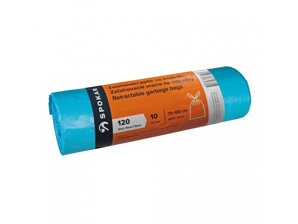 Pytle na odpad zatah. 120l/10ks Spokar