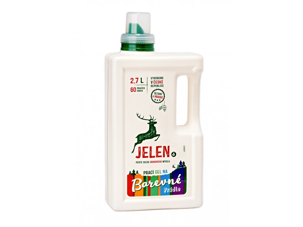 Jelen gel na praní Barevné prádlo 2,7l/60dávek