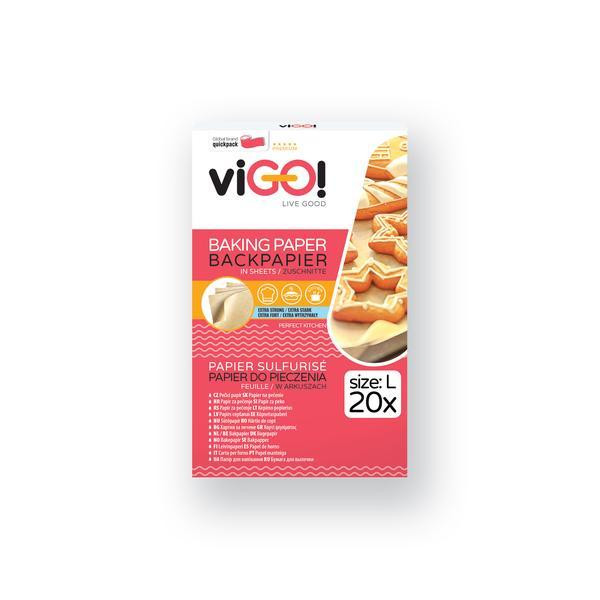 ViGo Papír na pečení archy 38x42cm 20ks