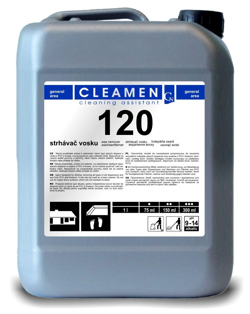 Cleamen 120 strhávač vosku 5l